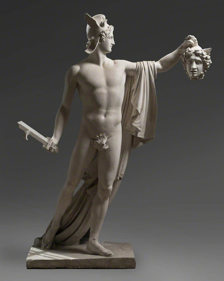 Perseus Triumphant (with Head of Medusa) in Detail Antonio Canova